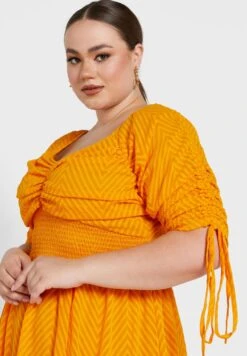 Pleated Fit & Flare Dress 6 Pleated Fit & Flare Dress -Silk Bloom Dresses Store 3 zoom desktop 859