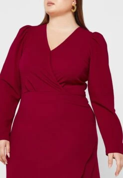 V Neck Puff Sleeve Dress 6 V Neck Puff Sleeve Dress -Silk Bloom Dresses Store 3 zoom desktop 863