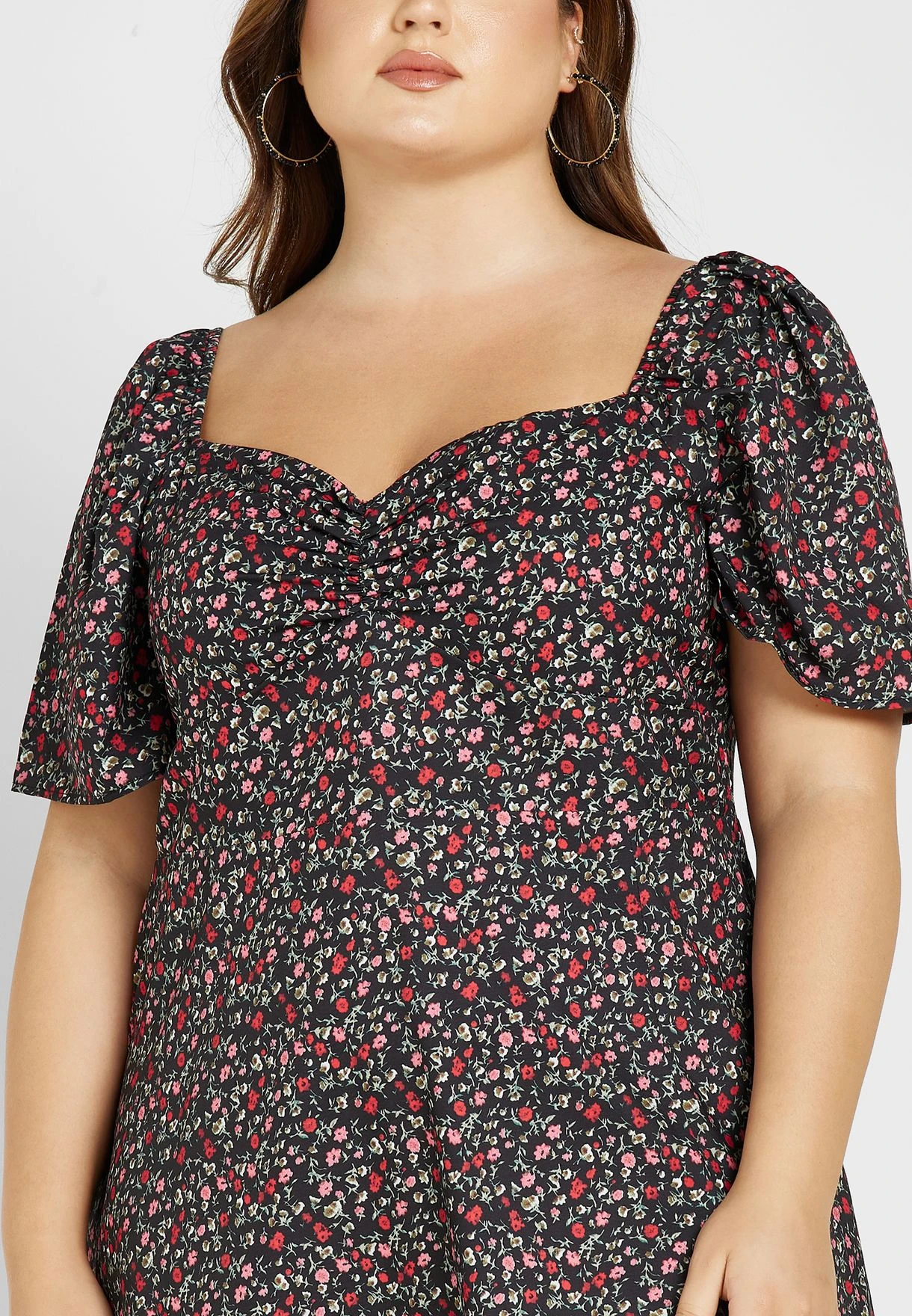 Sweetheart Neck Side Slit Dress 3 Sweetheart Neck Side Slit Dress - Image 3