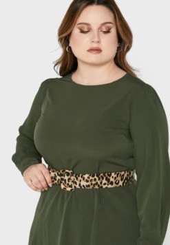 Solid Boat Neck Dress -Silk Bloom Dresses Store 3 zoom desktop 869