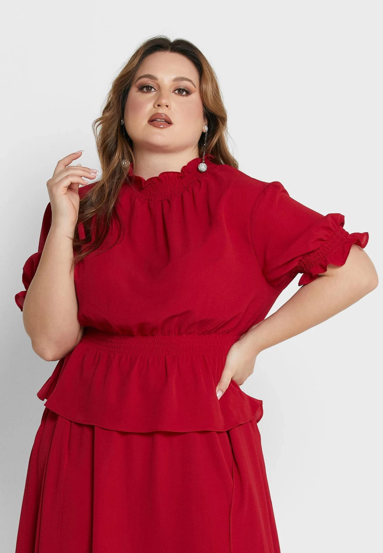 Asymmetrical Top And Skirt Set 3 Asymmetrical Top And Skirt Set - Image 3