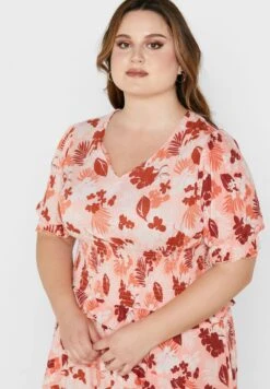 Printed Ruffled Dress -Silk Bloom Dresses Store 3 zoom desktop 875