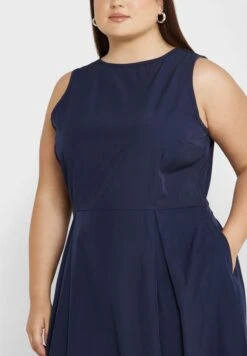 Pleat Detail Fit & Flare Dress 6 Pleat Detail Fit & Flare Dress -Silk Bloom Dresses Store 3 zoom desktop 876