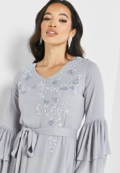 Embellished Belted Tiered Dress -Silk Bloom Dresses Store 3 zoom desktop 912