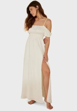 NA-KD Cold Shoulder Front Slit Dress 5 NA-KD Cold Shoulder Front Slit Dress -Silk Bloom Dresses Store 3 zoom desktop 949