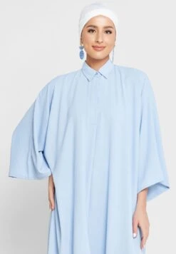 Button Down Relaxed Shirt Dress -Silk Bloom Dresses Store 3 zoom desktop 997