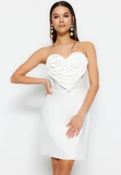 Trendyol Sweetheart Neck Dress -Silk Bloom Dresses Store 4 zoom desktop 100