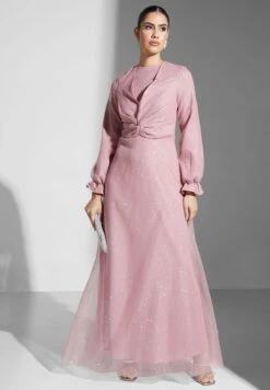 Twist Detail Shimmer Dress 7 Twist Detail Shimmer Dress -Silk Bloom Dresses Store 4 zoom desktop 1002