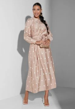Polka Dot Belted Dress -Silk Bloom Dresses Store 4 zoom desktop 1009
