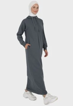 Hooded Pocket Detail Dress -Silk Bloom Dresses Store 4 zoom desktop 1011