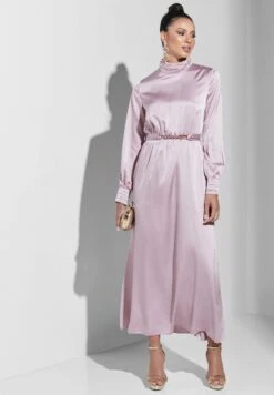 High Neck Chain Belted Dress 7 High Neck Chain Belted Dress -Silk Bloom Dresses Store 4 zoom desktop 1066