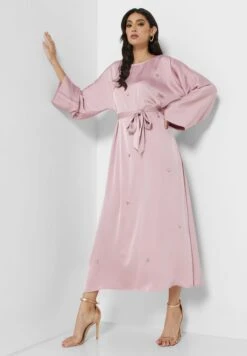 Relaxed Satin Dress -Silk Bloom Dresses Store 4 zoom desktop 1076