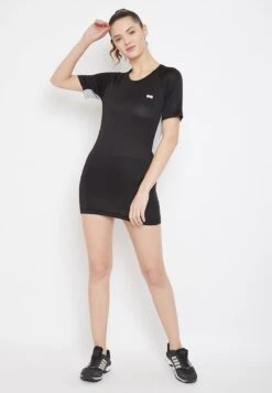 Knitted Crew Neck Nightdress -Silk Bloom Dresses Store 4 zoom desktop 108