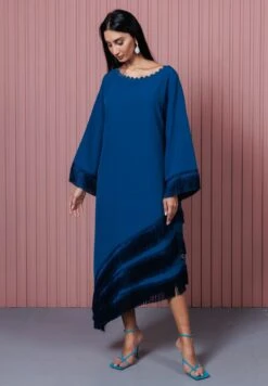 Triple Trim Fringe Detail Dress -Silk Bloom Dresses Store 4 zoom desktop 1081