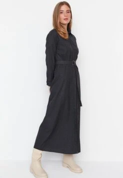 Trendyol Polo Neck Tie Detail Dress 8 Trendyol Polo Neck Tie Detail Dress -Silk Bloom Dresses Store 4 zoom desktop 1093