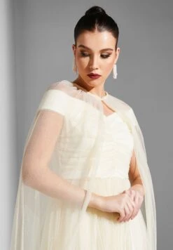 Cape Sleeve Mesh Dress 8 Cape Sleeve Mesh Dress -Silk Bloom Dresses Store 4 zoom desktop 1100