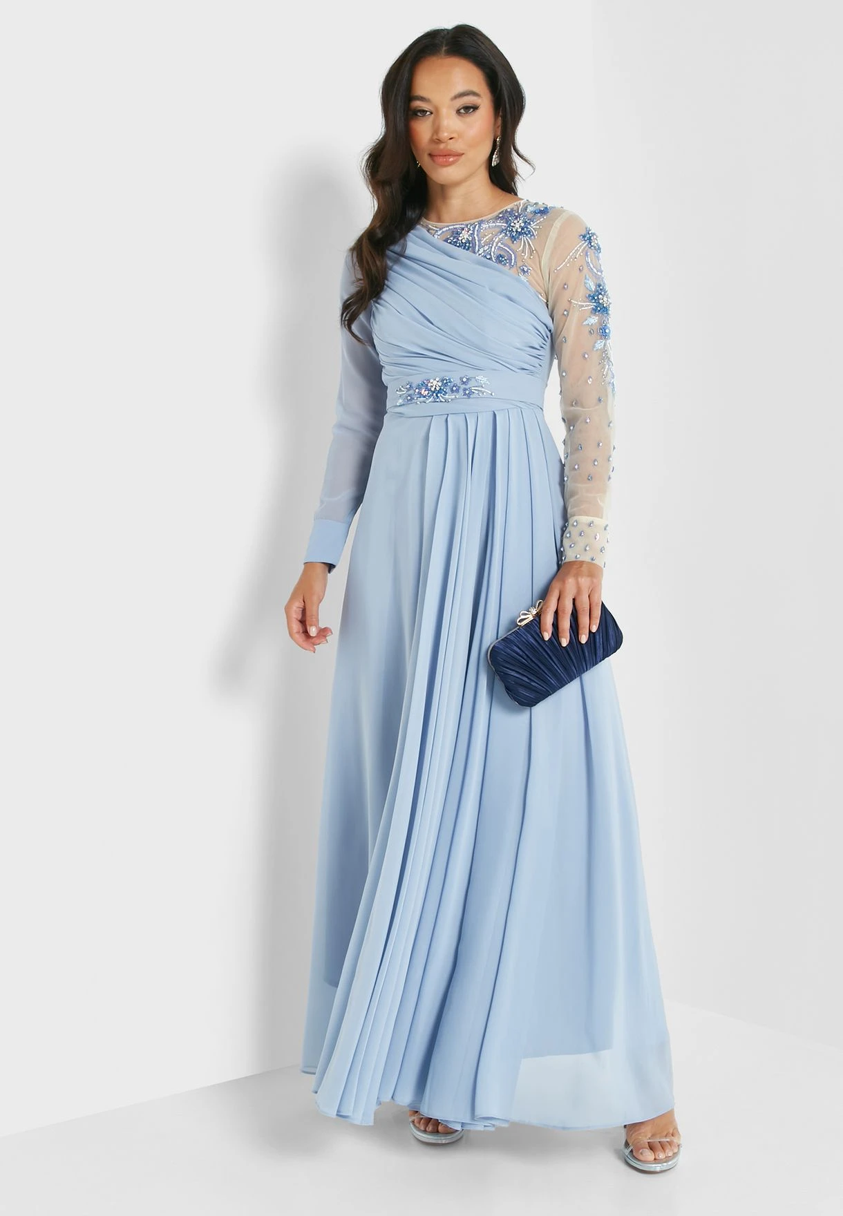 Embroidered Detail Tiered Dress 4 Embroidered Detail Tiered Dress - Image 4