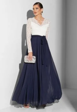 Lace Knot Detail Dress -Silk Bloom Dresses Store 4 zoom desktop 1112