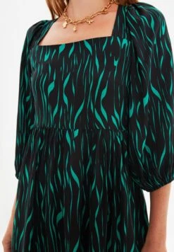 Trendyol Broad Neck Printed Dress -Silk Bloom Dresses Store 4 zoom desktop 112