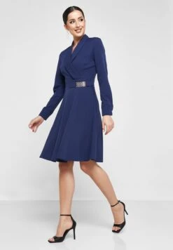 Surplice Neck Tiered Dress -Silk Bloom Dresses Store 4 zoom desktop 113