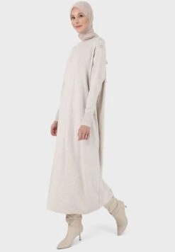 High Neck Knitted Dress -Silk Bloom Dresses Store 4 zoom desktop 1137