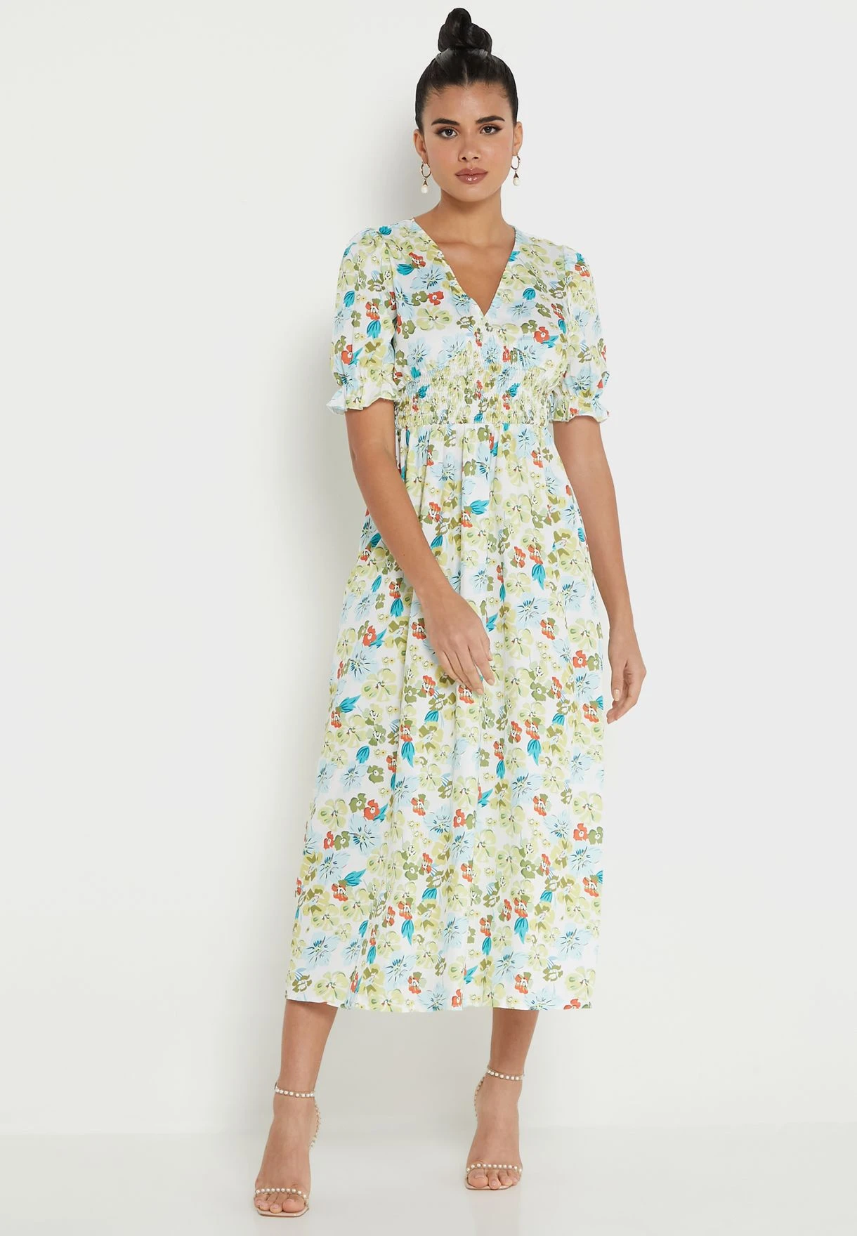 ELLA Printed Flared Dress 4 ELLA Printed Flared Dress - Image 4