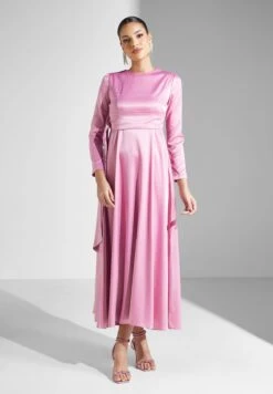 High Neck Front Tie Dress 7 High Neck Front Tie Dress -Silk Bloom Dresses Store 4 zoom desktop 1170