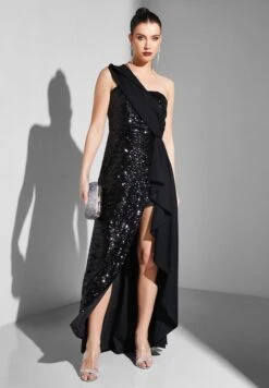 One Shoulder Front Slit Dress 7 One Shoulder Front Slit Dress -Silk Bloom Dresses Store 4 zoom desktop 1178