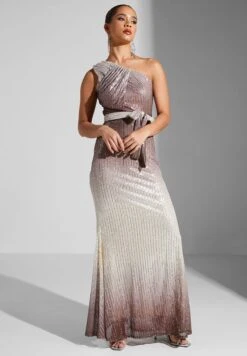 One Shoulder Plisse Dress -Silk Bloom Dresses Store 4 zoom desktop 1187