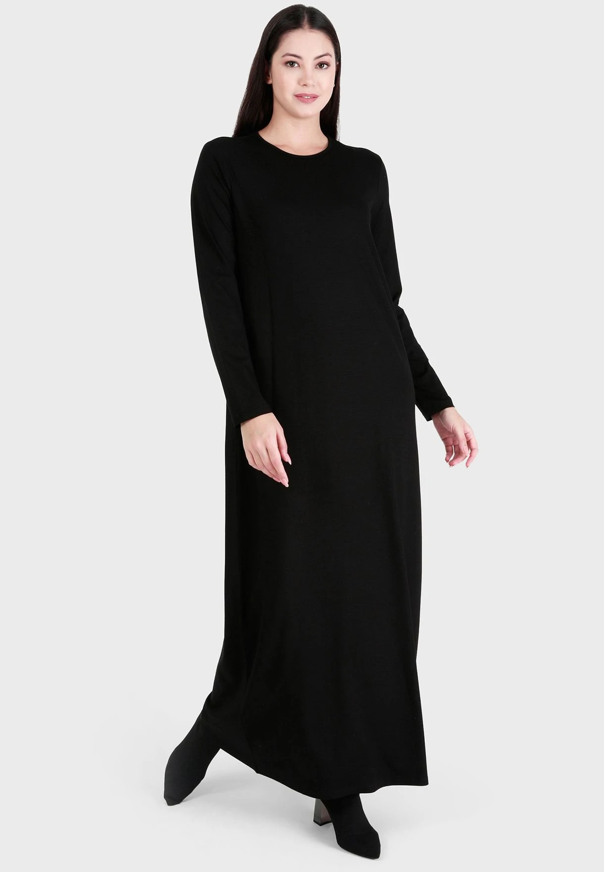 Crew Neck Knitted Dress 4 Crew Neck Knitted Dress - Image 4