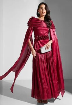 Split Sleeve Ruffle Tiered Dress -Silk Bloom Dresses Store 4 zoom desktop 1191