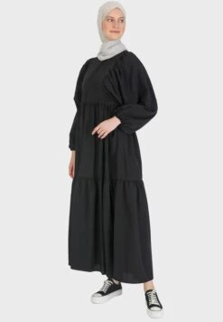 Balloon Sleeve Tiered Dress -Silk Bloom Dresses Store 4 zoom desktop 1192