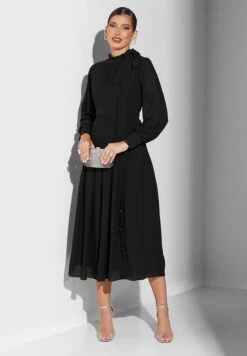 Tie Detail Puff Sleeve Tiered Dress 7 Tie Detail Puff Sleeve Tiered Dress -Silk Bloom Dresses Store 4 zoom desktop 1200