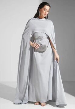 Embellished Cape Sleeve Dress -Silk Bloom Dresses Store 4 zoom desktop 1203