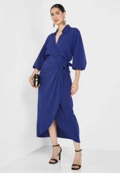 Tie Detail Balloon Sleeve Dress 7 Tie Detail Balloon Sleeve Dress -Silk Bloom Dresses Store 4 zoom desktop 1231