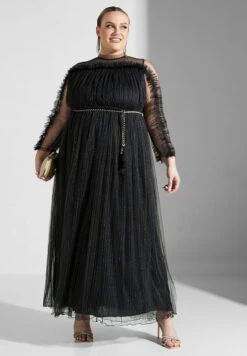 Exaggerated Sleeve Dress -Silk Bloom Dresses Store 4 zoom desktop 1249