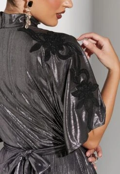 Metallic Shimmer Abaya -Silk Bloom Dresses Store 4 zoom desktop 1252