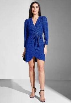 Wrap Shimmer Dress -Silk Bloom Dresses Store 4 zoom desktop 126