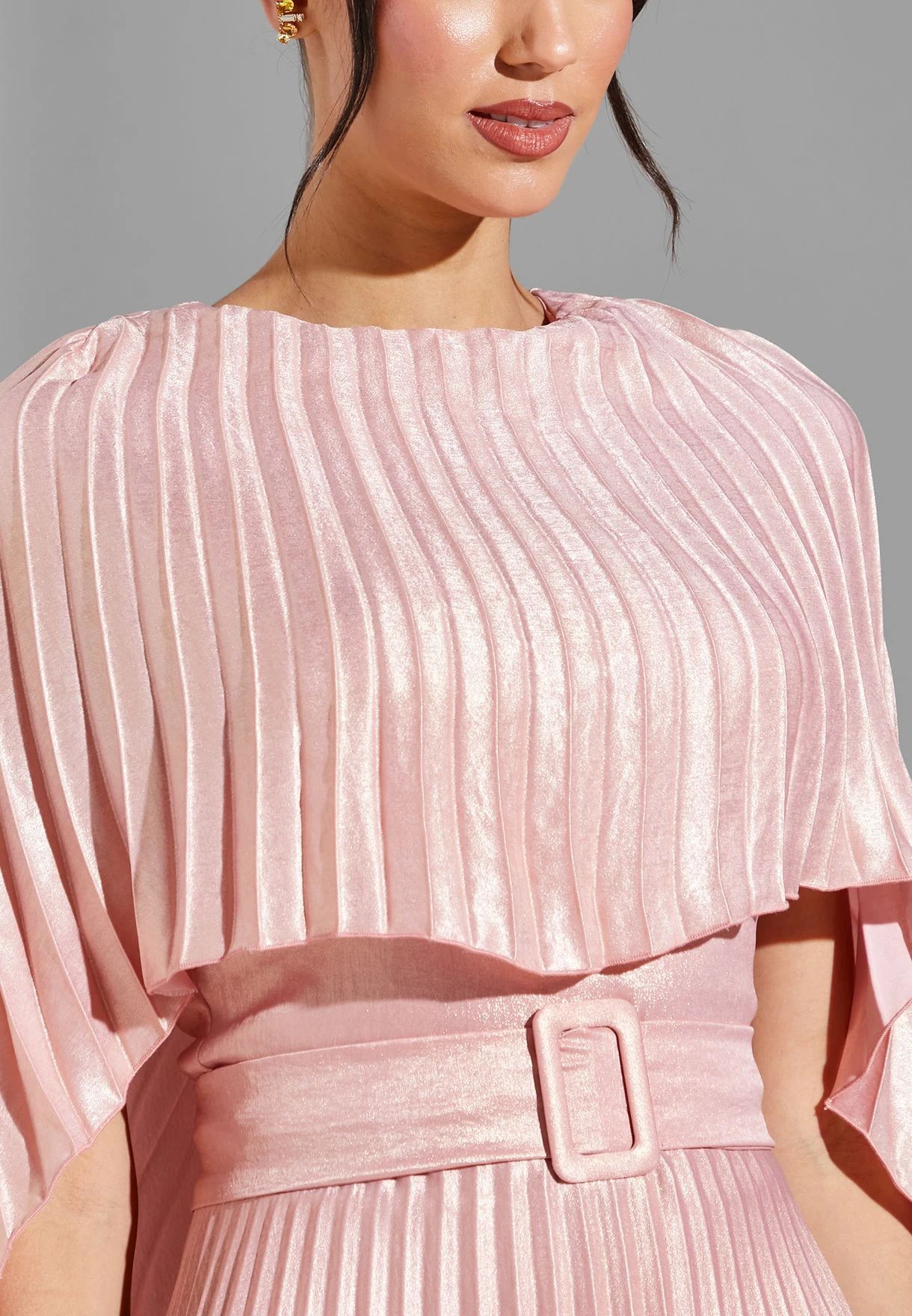 Pleated Shimmer Dress 4 Pleated Shimmer Dress - Image 4