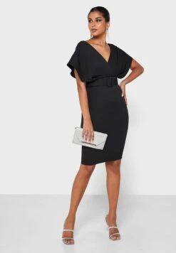 Bodycon Dress With Belt -Silk Bloom Dresses Store 4 zoom desktop 128