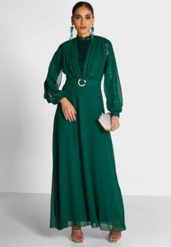 Shimmer Detail Dress -Silk Bloom Dresses Store 4 zoom desktop 1285