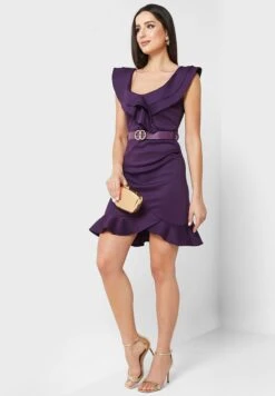 Ruffle Hem Dress -Silk Bloom Dresses Store 4 zoom desktop 129