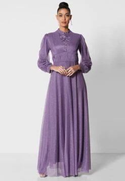 Shimmer Detail Flare Dress -Silk Bloom Dresses Store 4 zoom desktop 1290