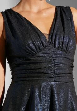 Layered Waist Plunge Gown -Silk Bloom Dresses Store 4 zoom desktop 1292