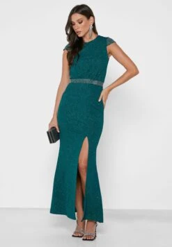 Shimmer Wait Slit Dress -Silk Bloom Dresses Store 4 zoom desktop 1295