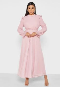 Ruffled Detail Dress -Silk Bloom Dresses Store 4 zoom desktop 1299