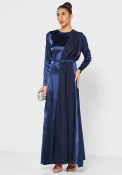 Shoulder Drape Style Dress -Silk Bloom Dresses Store 4 zoom desktop 1307