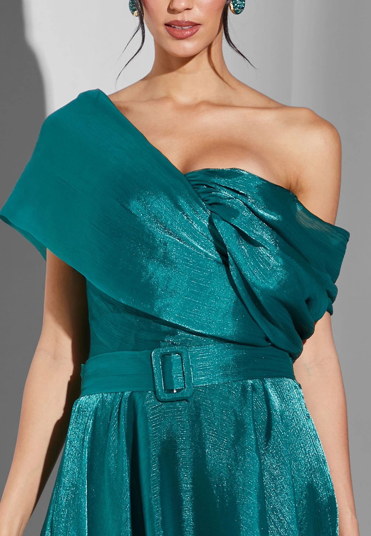 Off Shoulder Organza Dress 4 Off Shoulder Organza Dress - Image 4