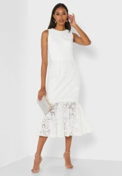 Crochet Detail Bodycon Dress -Silk Bloom Dresses Store 4 zoom desktop 1337