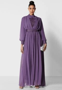 Gathered Cowl Detail Dress -Silk Bloom Dresses Store 4 zoom desktop 1357